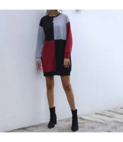 Long Sleeve Dress Color Blocking Bulk Women Vendors SD160459 -OTIS Clothing Shop 49ac8f33 9070 4e46 a497 fabeb959f29b 8869210ED433DF3490DF2E6958B79CC8