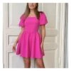 Fashion Square Neck Bubble Sleeve High Waist A-Line Mini Dress Wholesale Dresses SDN562842 -OTIS Clothing Shop 49f06430 23ae 4459 9371 89bf2fe85c61 30266dec13d5f14f2442ffa89e3fd999