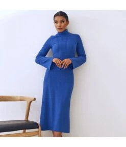 High-Neck Solid Color Slim Fit Midi Dress Wholesale Dresses SDV463833 -OTIS Clothing Shop 4d148736 b694 4e0c b68b 4d86e6e16f01 c67cad141477f40333f92cf6142a6d38
