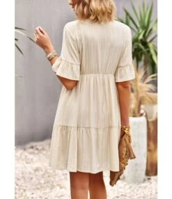 Short Sleeve Casual Solid Color Loose Swing Ruffled Dress Wholesale Dresses SDN539518 -OTIS Clothing Shop 4effb26a 8a32 4e85 a735 1f1d0d550586 7801800f7226824501a534b1bbe9dce2