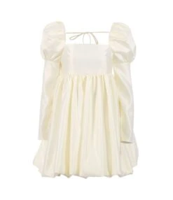 Sexy Square Neck Satin Dress Puff Sleeve Solid Color A-Line Wholesale Dresses SDN560919 -OTIS Clothing Shop 525a1e7b d1cb 450d a4b9 afa1fe565b1b e6748b5d432f3a047bd2d4244c29fc54