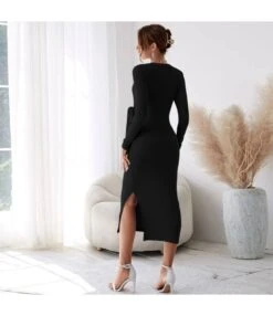 Fashion Lace-Up Bag Hip Long Sleeve Slim Fit Midi Dress Wholesale Dresses SDN537976 -OTIS Clothing Shop 52aff2c0 997b 4728 a0ce 617f7330abfe 9f78078fd40feeff4394bd5df61ff3f4