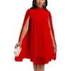 Fashion Chiffon Pullover Bat Sleeve Cape Dress Wholesale Dresses N5923080800076 -OTIS Clothing Shop 550043dc0f1d4fee9ed3b06200b3a78c 6