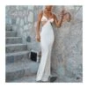 Solid Color Sling Sexy Hollow Waist Low-Cut Backless Evening Satin Dress Wholesale Maxi Dresses SDN533519 -OTIS Clothing Shop 5523aceb fb57 4a68 8e3f 77aa67e11afa 018830e5a2e69fc7ffa23af1973a0679