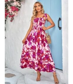 Floral Print Tie-Up Waist Sleeveless Strappy Long Dress Wholesale Dresses SDN539992 -OTIS Clothing Shop 589636aa cdc1 4ed8 bffd 3061d929c652 a50394a9255bd3787cbcbbfe66ef406e