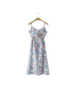 Floral Print Open Back Bowknot Sling Slit Midi Dress Sexy Summer Sundresses Wholesale Dresses SDN533417 -OTIS Clothing Shop 593279e7 d355 4087 ac1e ae441382c0dc 75958ec0b6334188de16a7bf1fbe821d