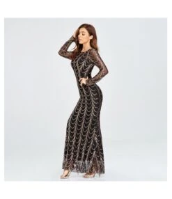 Sequin Slim Party Dress Elegant Party Long Sleeve Fishtail Evening Dress Wholesale Maxi Dresses SDN537007 -OTIS Clothing Shop 5a6a4806 f10f 4f53 869a 8283075e0793 747d3788232637f609763027959c542c