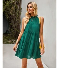 Sexy Lace-Up Tank Top Dress Sleeveless Crew Neck Solid Color Casual A-Line Tiered Wholesale Dresses SDN560684 -OTIS Clothing Shop 5ab4ce70 4dbe 4833 a4c5 56a37d69d116 8cbd8fab79a0e24671ec77e4ec2384a9