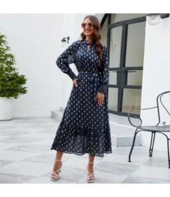Fashion Polka Dot Bronzing High Neck Tie Swing Dress Wholesale Dresses SDN537688 -OTIS Clothing Shop 5b97993f 537d 457a aee3 b1ca9ee27270 052e5fe7a794e7822179922bb661a5cf