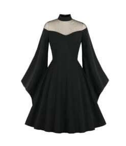 Halloween Retro Black Queen Swing Dress Mesh Patchwork High Waist Trumpet Sleeve Wholesale Dresses SDN562422 -OTIS Clothing Shop 5f1090f4 30f1 4c60 87d7 07a4f0c5d152 d0ae7d962b2dfbf293ef7b635214dc73