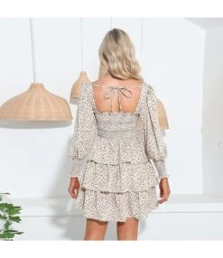 Plain & Print Long Lantern Sleeve Square Neck Chiffon Layered Skirts Design Cake Dress Resort Wholesale Dresses SDN532456 -OTIS Clothing Shop 650e733f 01e5 499d a861 a4127a9696cb 97e912ef0a086a5d4dc2c9e92a416752