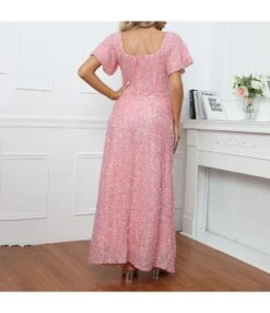 Fashion Short Sleeve Square Neck Party Sequin Dress Wholesale Maxi Dresses SDN536982 -OTIS Clothing Shop 67e46293 b76e 4fc8 8d1d 3ff5dce3d785 45f971e1058f4fc742e57eb905c3fdac
