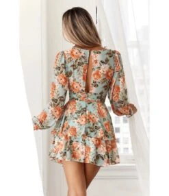 Floral Print Deep-V Lantern Sleeve Open Back High Waist Double Ruffle Dress Chic Wholesale Dresses SDN533019 -OTIS Clothing Shop 6a74177d 35ae 464b a4d8 9f014e359695 cbcebf7676d40e7b42bf414dc907dbd1