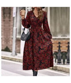 Long Sleeve V Neck High Waist Floral Printed A-Line Dress Wholesale Dresses SDN538605 -OTIS Clothing Shop 6cfb3b0a c966 43c4 b518 41e8125a861f 4c16f236c5acc8b199111ec2bbf0acf8
