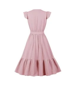 Solid Color Casual Tie-Up Waist Jacquard Vintage Swing Dress Wholesale Dresses SDN535503 -OTIS Clothing Shop 6d0ab690 3a33 4622 9f3a 1546710ed88e 5e6808b1227f0f33f88800a688c51dab