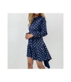 Polka Dot Bronzing Half High Neck Dress SD160345 -OTIS Clothing Shop 6d160957 77a6 4e55 bbe0 c13e1e10cc68 4412F9242E2AF02242D6FADC574D95EC