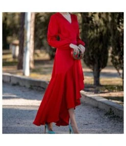 Irregular Ruffled Fashionable Long-Sleeved V-Neck Maxi Dress Wholesale Dresses SDV464122 -OTIS Clothing Shop 6e7d8035 43b0 41c7 9251 c767f93bc899 0742e7b10b58ba6c3462a2c165ad9f9f