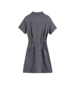Casual Two-Pocket Lapel Short-Sleeved Button-Down Slim-Fit Dress Wholesale Dresses SDV464344 -OTIS Clothing Shop 6f9b3d98 9f5b 4b0c 8efc eaa3f9a77d91 963bd1ba6f551b741586689047a6d489