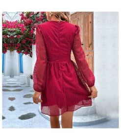 Temperament Low Cut Grid Stitching Slim Solid Color Midi Dress Wholesale Dresses SDV464032 -OTIS Clothing Shop 710b85fa 2d0c 4a27 8eb7 50973b849432 8623e651ca4c1995519e7ae35c28644e