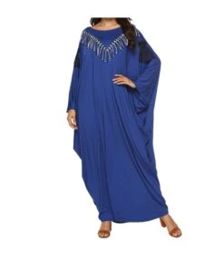 Tassel Bat Sleeves Wholesale Blue Dress SD160466 -OTIS Clothing Shop 72623333 3676 4dc2 a6c9 ef72d3071f83 10D3E7F2FFD8B46C0306525083A4800D