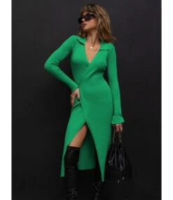 Low-Cut Slim Commuter Fashion Long-Sleeve Slit Knitted Dress Wholesale Dresses SDV463846 -OTIS Clothing Shop 77a6c05a b734 4c83 a5bb a56d0cfa1b28 61f00838144886e433ac4de8f170ac60