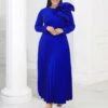 Round Neck Long Sleeve Three-Dimensional Decoration Pleated Party Solid Color Dress Wholesale Dresses N4623050600020 2 Round Neck Long Sleeve Three-Dimensional Decoration Pleated Party Solid Color Dress Wholesale Dresses N4623050600020 -OTIS Clothing Shop 7bab233591bf495b9d25b00b00f9699a 7