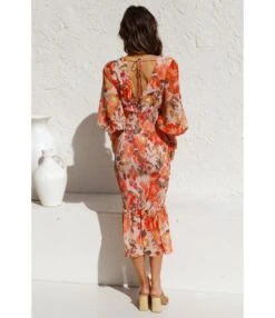 Long Sleeve V-Neck Printed Fishtail Slim Ruffle Dress Wholesale Dresses SDN535656 -OTIS Clothing Shop 7e164bce b9c5 45ba a8bd f1d902094616 50c90b99ab51786d8c927a973f5128ec