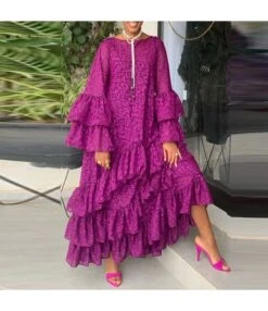 Flare Sleeve Printing Ruffled Trim Swing Long Dress SD080522 -OTIS Clothing Shop 7f846ad7 5a74 4f9e a7c7 c5ebf4935080 8018C39734CB512CD3EDB9F3FE7BD577