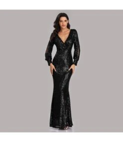 V-Neck Hollow Long Sleeve Slim Sequin Prom Evening Dress Wholesale Maxi Dresses SDN535239 -OTIS Clothing Shop 8058be67 e6b6 49ee abbd bea16db68cf7 6491844a0f1fde07f991c9256b23e3c4