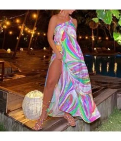 Printed Slanted Shoulder Lace-Up Slit Open-Back Resort Dress Sexy Wholesale Maxi Dresses SDN533049 -OTIS Clothing Shop 81e3315a a41c 4cae a44e 708cb188e529 231def87ebd8bbef5c71f5382b38dd2d