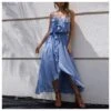 Solid Color V-Neck Ruffled Backless Resort Slit Slip Dress Wholesale Maxi Dresses SDN538995 -OTIS Clothing Shop 831d9ce6 8a11 49af 872f 5989f25d328b a867082f02a2e4599b89b1b02ccec5b9