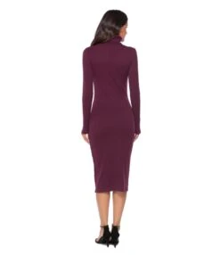 Solid Color Sweater Long Sleeve Stretch Slim Turtleneck Knit Dress Supplier SD182879 -OTIS Clothing Shop 84f814d9 a8ed 4459 8d41 9c3b7b8814e6 342CA036E07D725841DB986685AA19BC