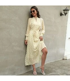 Fashion Polka Dot Bronzing High Neck Tie Swing Dress Wholesale Dresses SDN537688 -OTIS Clothing Shop 851c978c 24b5 4eba 8634 c21da7d80ab9 2c10bbd4bf80bb0b9965db6daed6cc3f