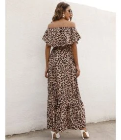 Leopard & Floral Printed Off Shoulder Ruffled Wide Lapel Resort Dress Wholesale Maxi Dresses SDN533198 -OTIS Clothing Shop 8aa956dc ec57 43ec 978e 598a96de7dbc d26cf0ad387b318471a9fc05e57c7cad