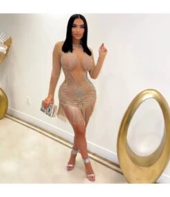 Sexy Mesh Tassel Long Sleeve Nightclub Rhinestone Bodycon Dress Wholesale Dresses SD5118910 -OTIS Clothing Shop 9085e827 eb5d 4b7d b923 99c9b1f4ed97 40ed1ea76ba906bda3c52e60d08855d9