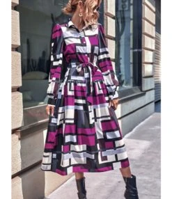 Button-Down Contrast Lapel Commuter Long-Sleeved Dress Wholesale Dresses SDV464564 -OTIS Clothing Shop 9d2973a4 feb2 4511 9f76 13a46d9d8013 e34b89c11e260096f8b116a722125295