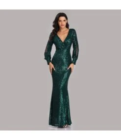 V-Neck Hollow Long Sleeve Slim Sequin Prom Evening Dress Wholesale Maxi Dresses SDN535239 -OTIS Clothing Shop 9dc17c96 e10b 4bf6 964f cf44b222dc1d 2e90397c232cd780242d6bb2ef58a909