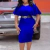 Elegant Flared Sleeve Round Neck Wrap Hip Pencil Dress Wholesale Dresses N5923080800079 -OTIS Clothing Shop O1CN0123ZTH626UcgT06CrE 4225457665 0 cib 6