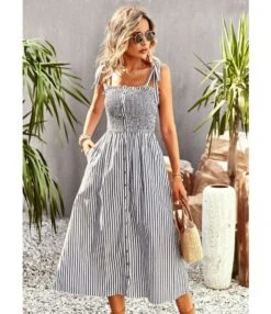 Striped Wrap Chest Single-Breasted Vacation Suspender Dress Wholesale Dresses N5323022200254 -OTIS Clothing Shop O1CN012JPwmc1ND4lZ1ddlF 2425141535 0 cib