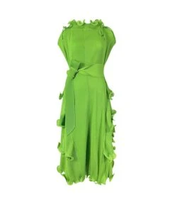 Design Sense Short Sleeve Ruffle Neck Pleated Hem Dress Wholesale Dresses N5923082300001 -OTIS Clothing Shop O1CN012weXbn2AYWKKGEk82 2201313838215 0 cib 1