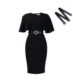 Elegant Flared Sleeve Round Neck Wrap Hip Pencil Dress Wholesale Dresses N5923080800079 -OTIS Clothing Shop O1CN017YO3Ax26Ucgwhh4Dl 4225457665 0 cib