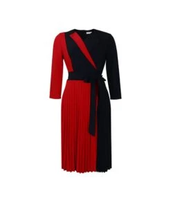 Fashion Suit Collar Colorblocked Tie Pressed Pleat Dress Wholesale Dresses N5923080800085 -OTIS Clothing Shop O1CN01AYMBRa26UchlXplM9 4225457665 0 cib 6