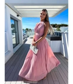 Elegant Solid Colour Sleeveless Hanging Neck Pleated Big Pendulum Dress Wholesale Dresses N5923090100072 -OTIS Clothing Shop O1CN01Ds7dPp1UK8C3VypP2 2099122498 0 cib