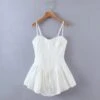 Fashion Solid Color Slimming Thin Bustier Camisole Dress Wholesale Dresses V5923041500167