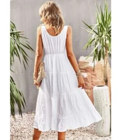 U Collar Sleeveless Solid Color Casual A-Line Suspender Smocked Dress Wholesale Dresses N5323030618101 -OTIS Clothing Shop O1CN01GThUv31ND4lM9bosa 2425141535 0 cib