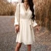 Elegant V-Neck Long Sleeve High Waist Tie Dress Wholesale Dresses N5923082200011 -OTIS Clothing Shop O1CN01GkKfrw1ND4pWf4dZM 2425141535 0 cib 4