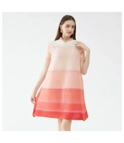 Elegant Short Sleeve V-Neck Colour-Blocked Striped A-Line Dress Wholesale Dresses N5923082300010 -OTIS Clothing Shop O1CN01MD2Tqw2AYWVtOsMcj 2201313838215 0 cib