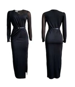 Temperament Solid Color Mesh Splicing Package Hip Pencil Dress Wholesale Dresses N5923080800068 -OTIS Clothing Shop O1CN01XXFeiN26UcaFlF3on 4225457665 0 cib