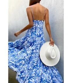 Printed V-Neck Hollow Vacation High Slit Sexy Sling Dress Wholesale Maxi Dresses N5323031600438 -OTIS Clothing Shop O1CN01ZUGv5E1IceonaEWdi 2206601180914 0 cib