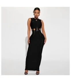 Sexy Solid Color Hollow High Waist Package Hip Pencil Dress Wholesale Dresses V5923050500018 -OTIS Clothing Shop O1CN01b1GouM1v2ilpSE1Og 2274756115 0 cib